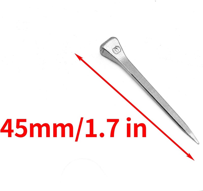 Surf turtle E3 Horseshoe Nails 50 Pcs 1.7 Inches Low Carbon Steel Horse Hoof Nails Horse Training Supplies Tool for Securing Firmly - Image 2